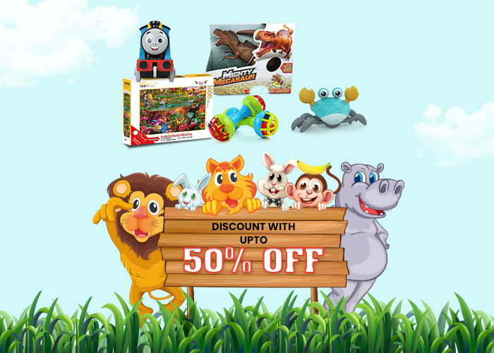Sale 50% OFF ON ALL TOYS AND GAME s At Sam's Toy World