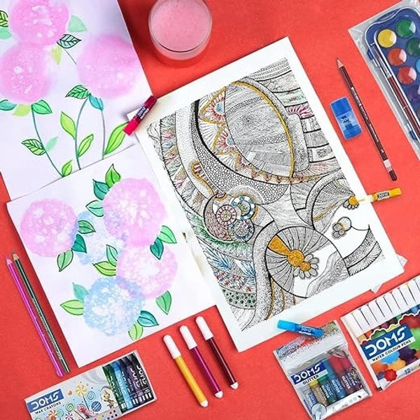 Buy Doms Painting Kit | Perfect Value Pack | Kit For School Essentials | Gifting Range For Kids | 9-in-1 Creative Gift Items | mrp ₹:199 | Sam's Toy World Ahmedabad DOMS Sams toy world shop in Ahmedabad Gujarat