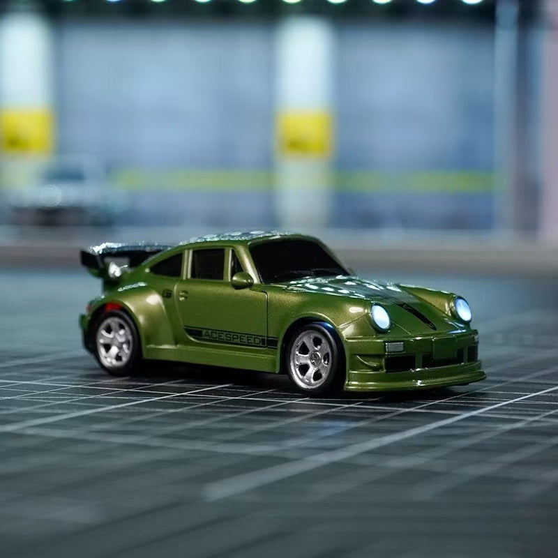 Sam's Toy World 1:64 Desktop Four-wheel Drift Car Remote Control Mini Drift Car Light Toy
