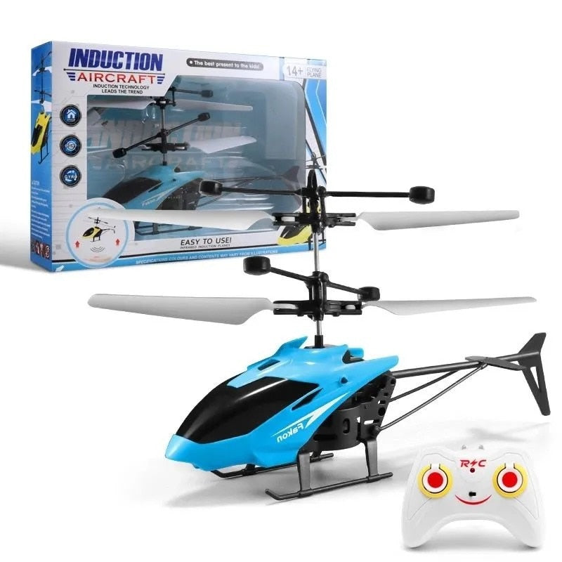 2CH Remote Control Sensor Control Hovering Helicopter RC Toy Children Gift