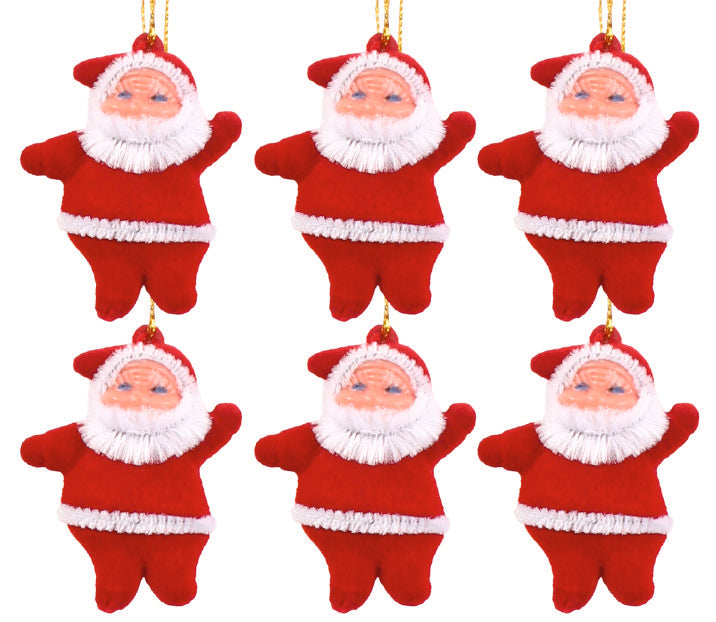 Buy Christmas Santa clause 6 pcs X mas Tree Decoration item | Sam's Toy Ahmedabad Gujarat samstoy.in Sams toy world shop in Ahmedabad Gujarat