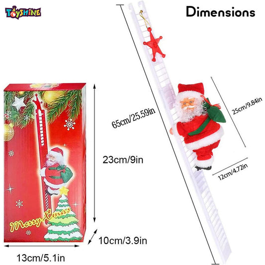 Buy Sams Toy | Santa Climbing Ladder Christmas Decoration Electric Santa Claus Climbing Rope Ladder, Christmas Super Climbing Santa Toy for Christmas Tree Ornament | Ahmedabad samstoy.in Sams toy world shop in Ahmedabad Gujarat