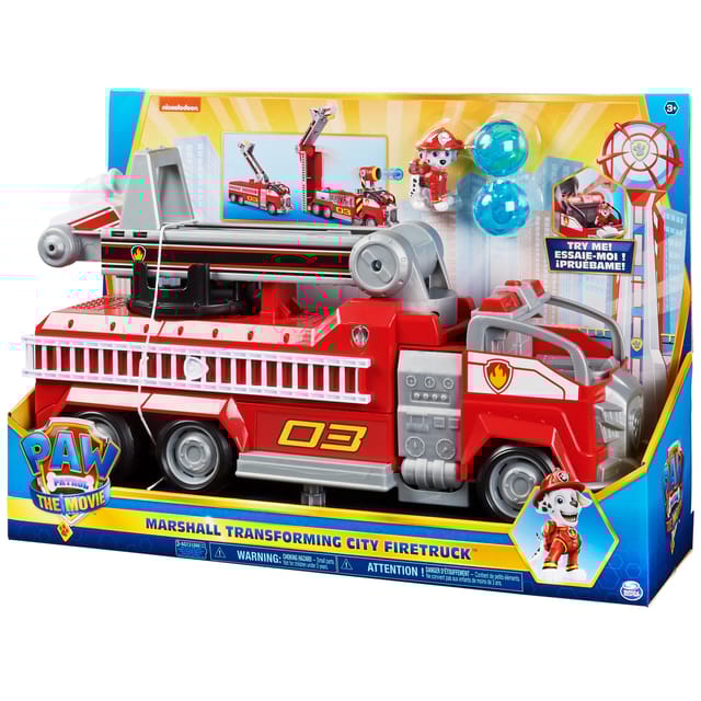 Paw Patrol Marshall’s Deluxe Movie Fire Truck Sam's Toy World Ahmedabad