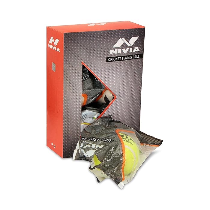 Buy Nivia Heavy Tennis Ball Cricket Ball (Pack of 12) | Sams Toy World Ahmedabad Nivia Sams toy world shop in Ahmedabad Gujarat