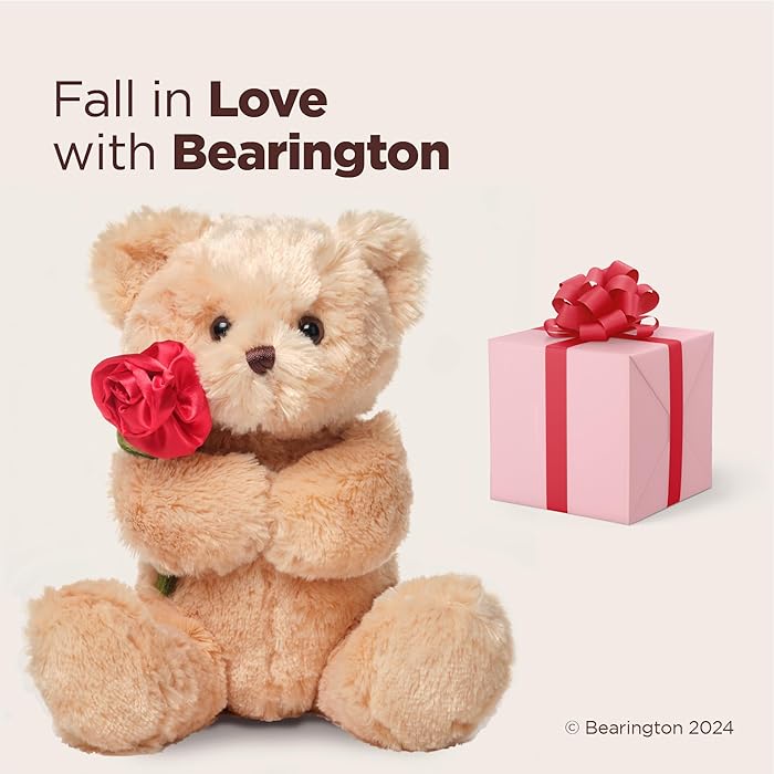 Buy The Teddy Bear, 9.5 Inch Valentine's Day Stuffed Animal, Ideal Valentine's Gift for Kids & Girlfriends | Sam's World Ahmedabad samstoy.in Sams toy world shop in Ahmedabad Gujarat