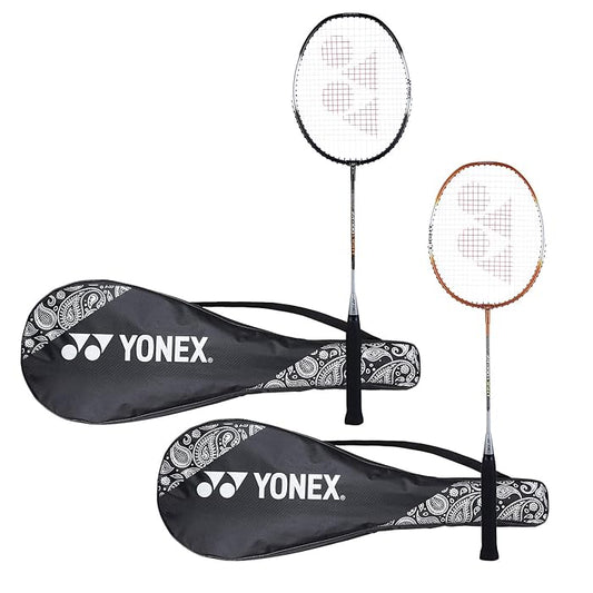 Buy YONEX ZR 100 Light Aluminium Badminton Racquet with Full Cover (Black & Black, Made in India) Set of 2 | Sam's Toy World Stores Ahmedabad samstoy.in Sams toy world shop in Ahmedabad Gujarat