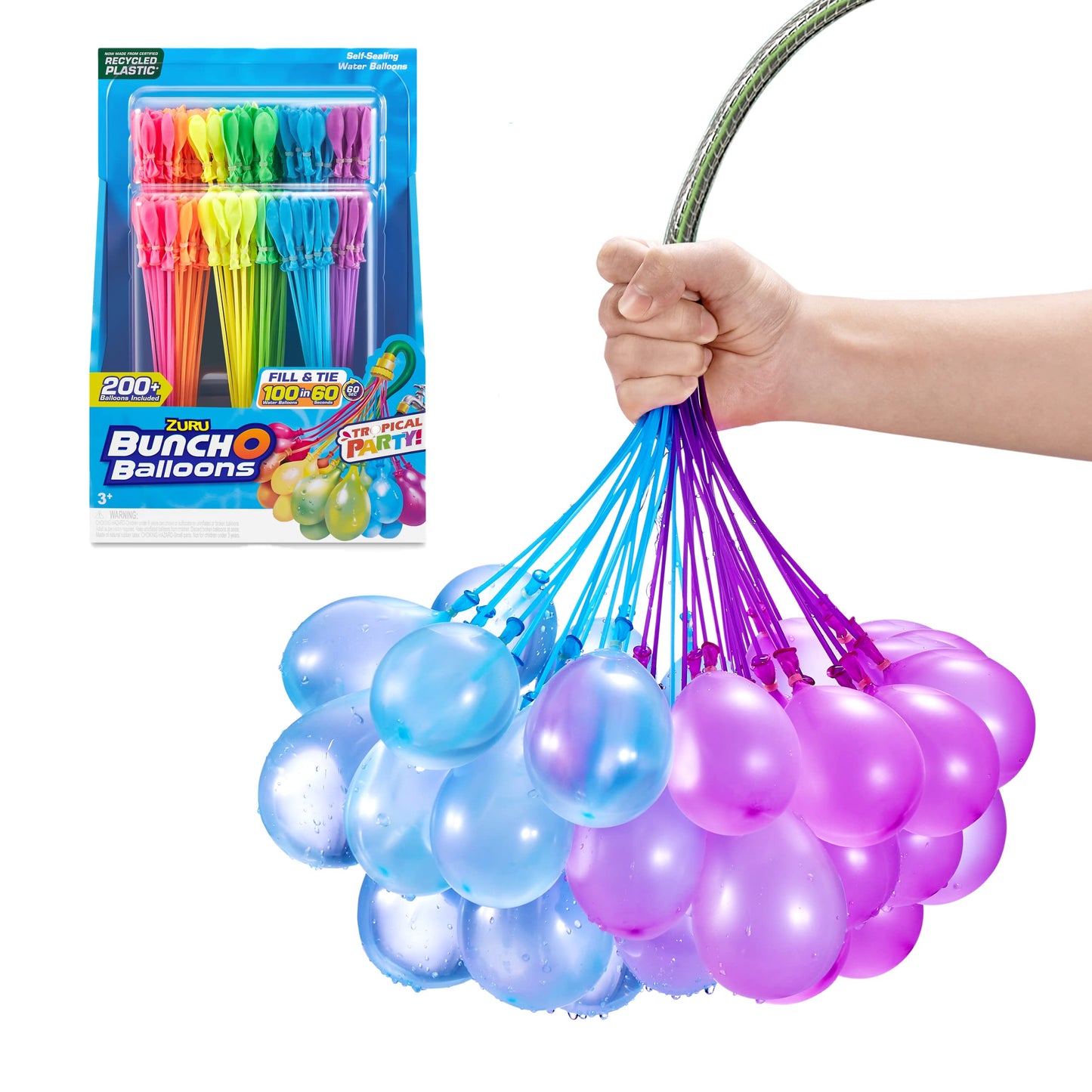 Buy Holi Ballon | Rapid-Filling Self-Sealing Tropical Colored Water Balloons for Outdoor Family, Friends, Children Summer Fun | Sam's Toy Ahmedabad Gujarat samstoy.in Sams toy world shop in Ahmedabad Gujarat