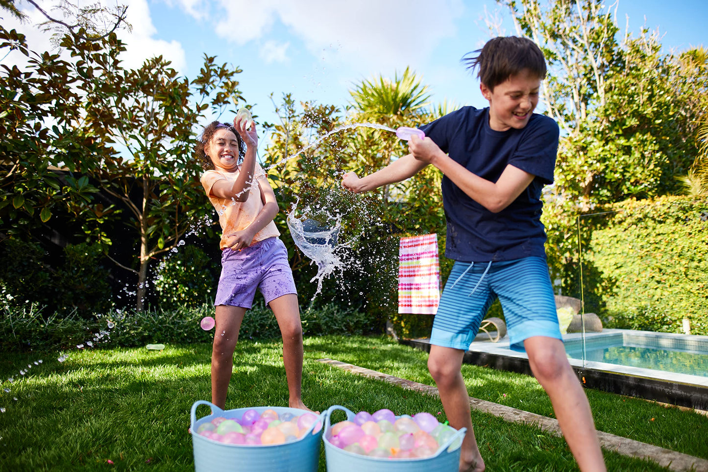 Buy Holi Ballon | Rapid-Filling Self-Sealing Tropical Colored Water Balloons for Outdoor Family, Friends, Children Summer Fun | Sam's Toy Ahmedabad Gujarat samstoy.in Sams toy world shop in Ahmedabad Gujarat