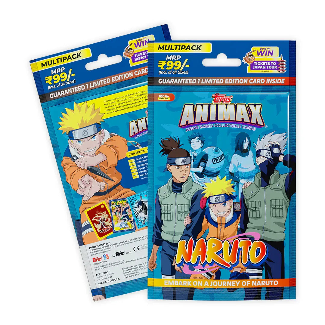 Topps Animax 2024 Official Naruto Collectible Card Game(Multipack