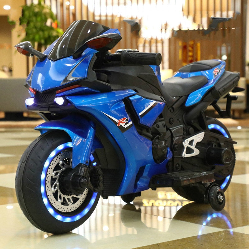 Electric Motorcycle for Children's Motorbike Ride on bike 2-12 Years