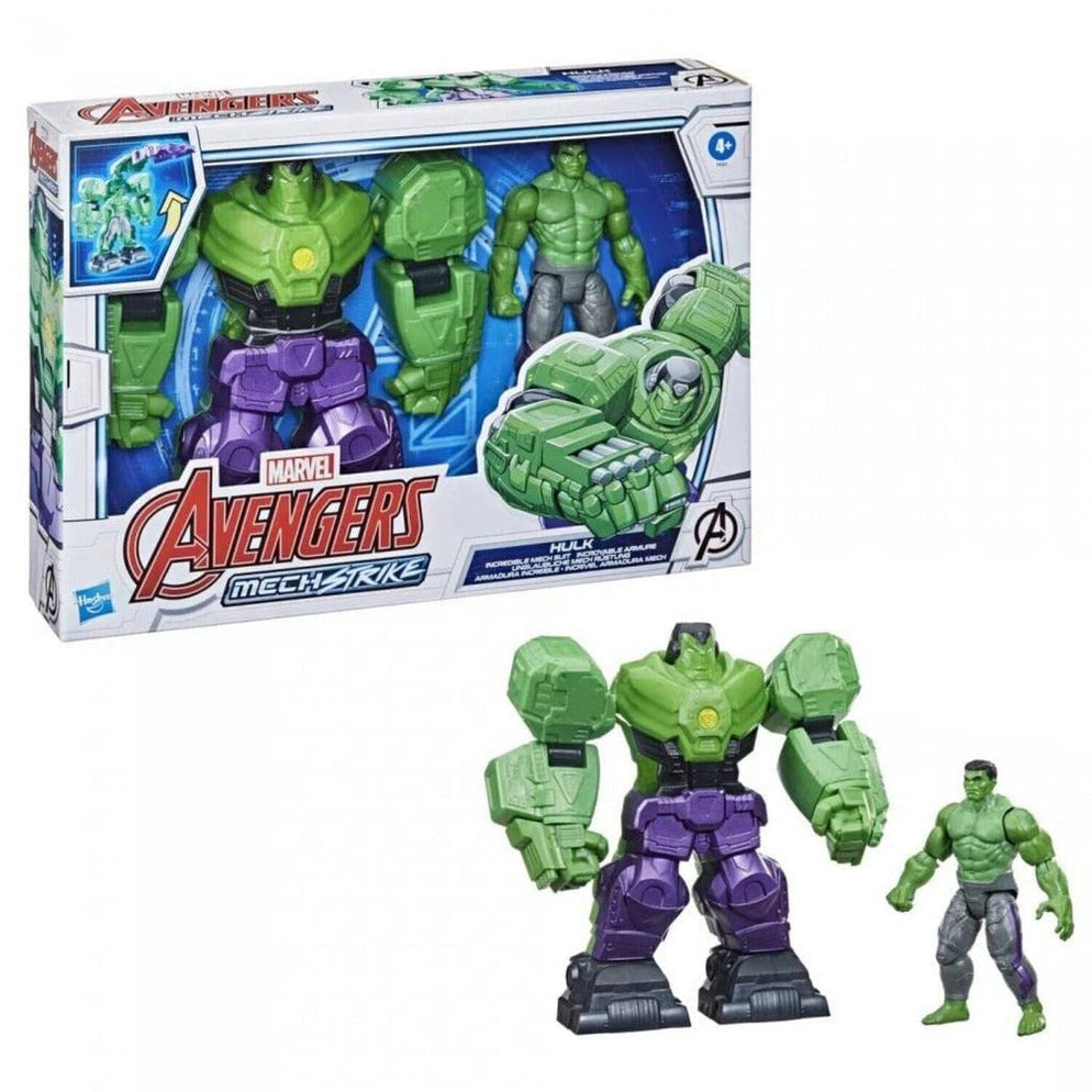 Hasbro Marvel Avengers Mech Strike 8-inch Incredible Mech Suit Hulk