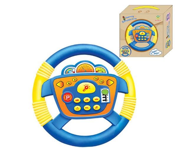 Buy Electric simulation steering wheel toy with sound and light effects, children's | Sams Toy samstoy.in Sams toy world shop in Ahmedabad Gujarat