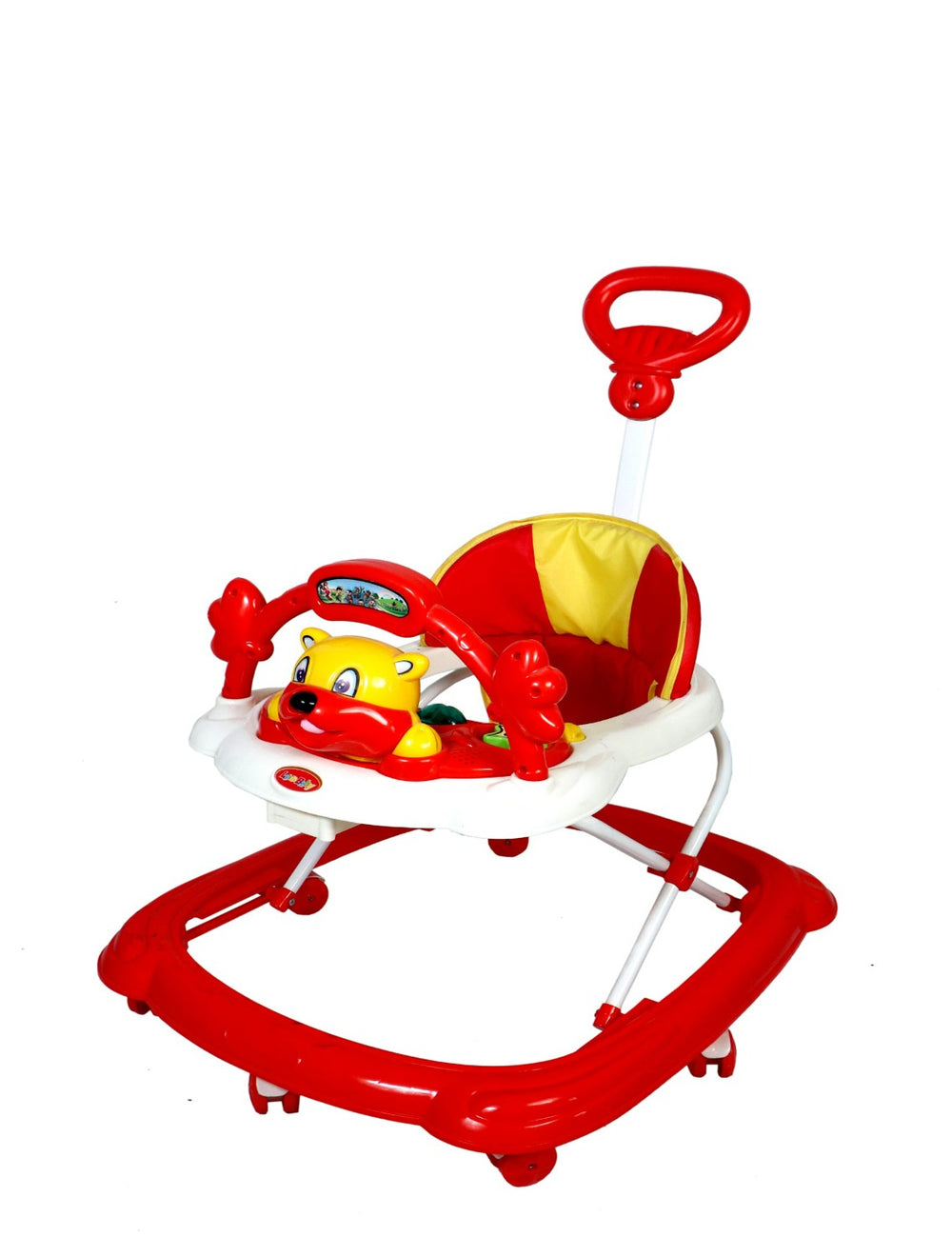 Buy Musical Walker With Adjustable Height | Parental Handle | for 6 To 18 Months baby kid | Sams Toy Ahmedabad samstoy.in Sams toy world shop in Ahmedabad Gujarat