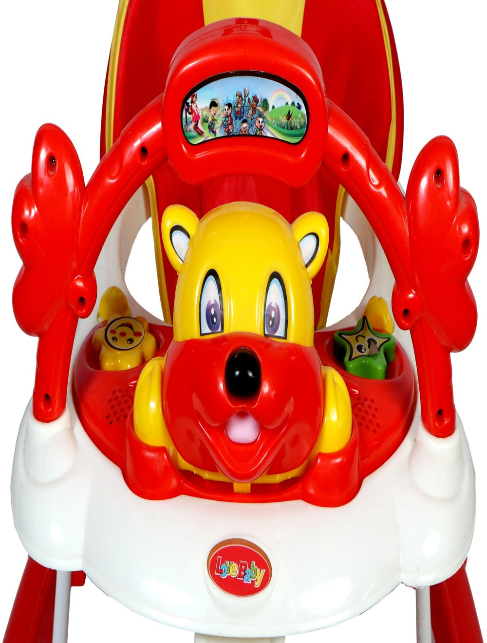 Buy Musical Walker With Adjustable Height | Parental Handle | for 6 To 18 Months baby kid | Sams Toy Ahmedabad samstoy.in Sams toy world shop in Ahmedabad Gujarat