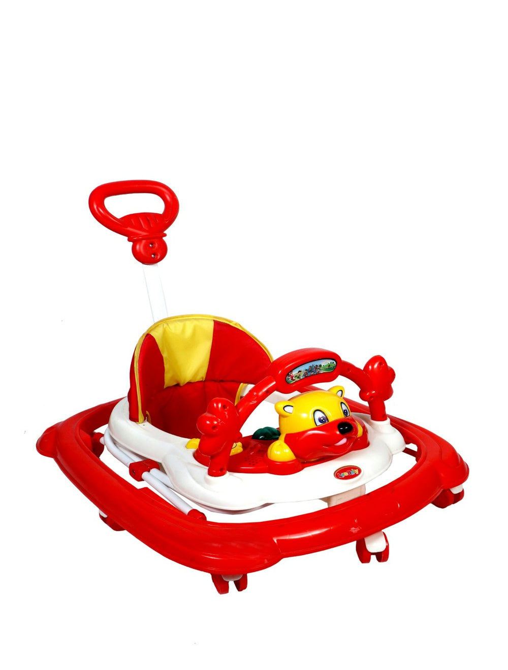 Buy Musical Walker With Adjustable Height | Parental Handle | for 6 To 18 Months baby kid | Sams Toy Ahmedabad samstoy.in Sams toy world shop in Ahmedabad Gujarat