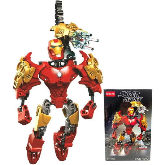 Iron Man Action Figure Building Blocks (Age 6+) Sam's Toys samstoy.in