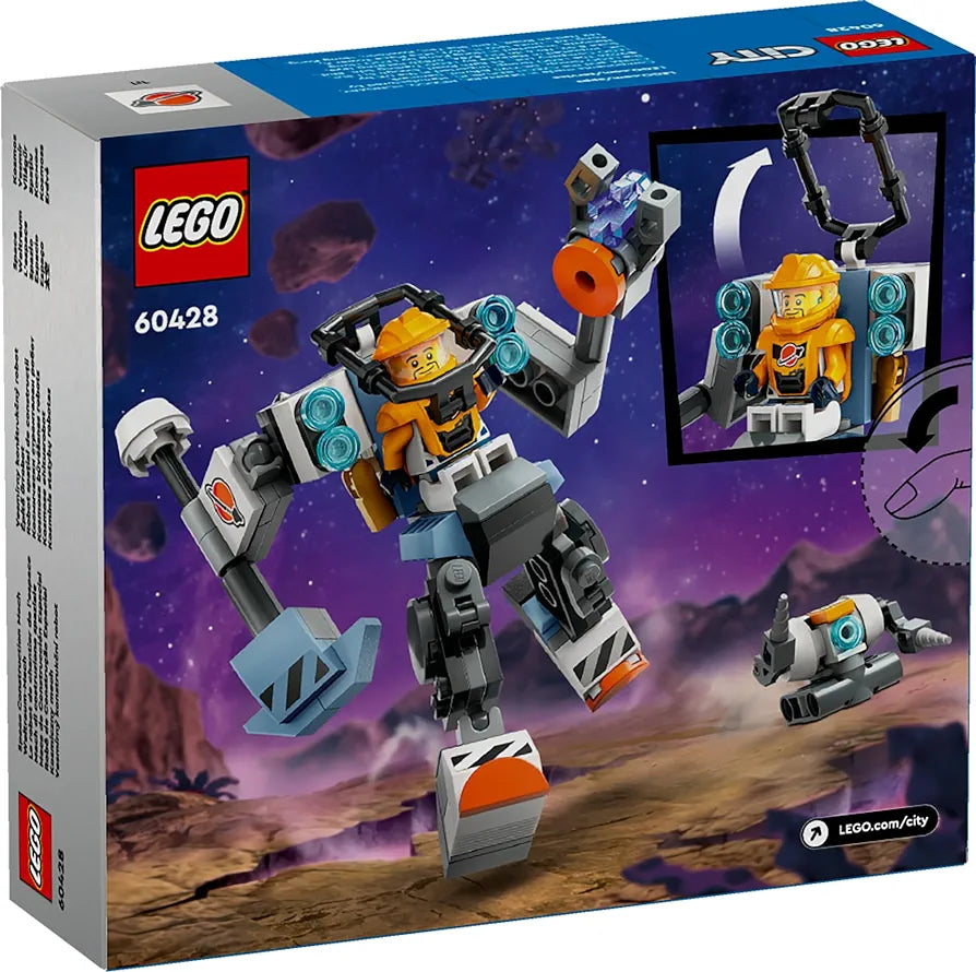LEGO City Space Construction Mech Suit Toy 60428 (140 Piece) Sam's Toys world