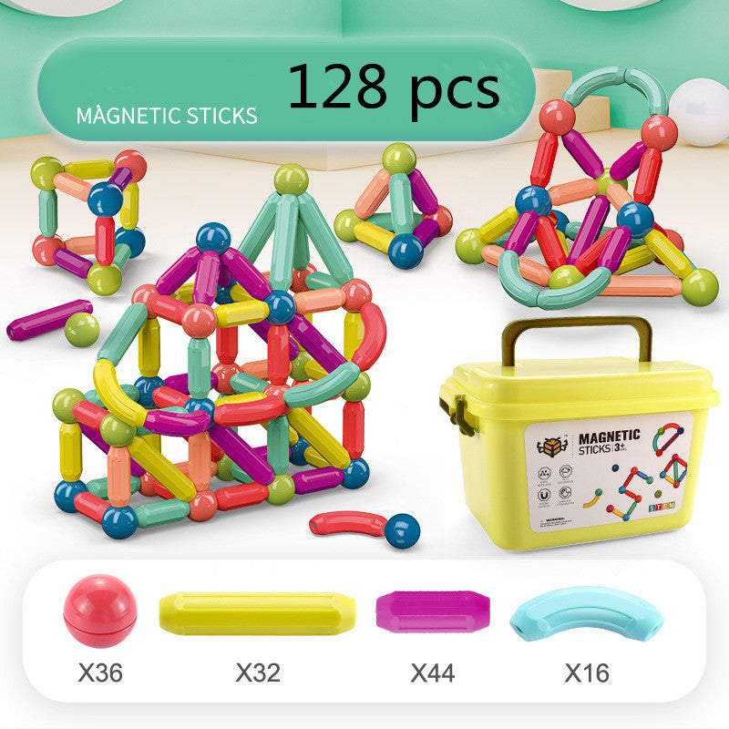 Magnetic Bar Children's Educational Building magnetic Block Assembly Toy | Make in Gujarat samstoy.inย Sams toy world Ahmedabadย