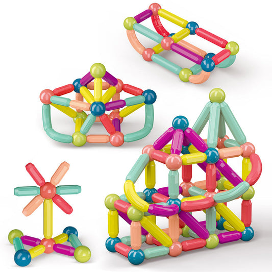 Magnetic Bar Children's Educational Building magnetic Block Assembly Toy | Make in Gujarat samstoy.in Sams toy world Ahmedabad