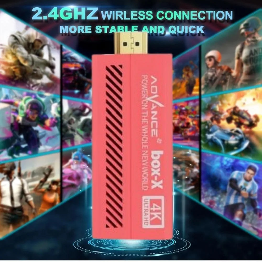 2.4GHz wireless classic game emulators 10000 tv video games online Ahmedabad with 4K Ultra HD support