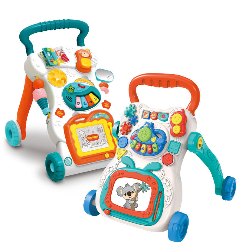Colorful baby walker with interactive features for ages 6 to 12 months from Sam's Toy World, baby walker Sam's World Ahmedabad