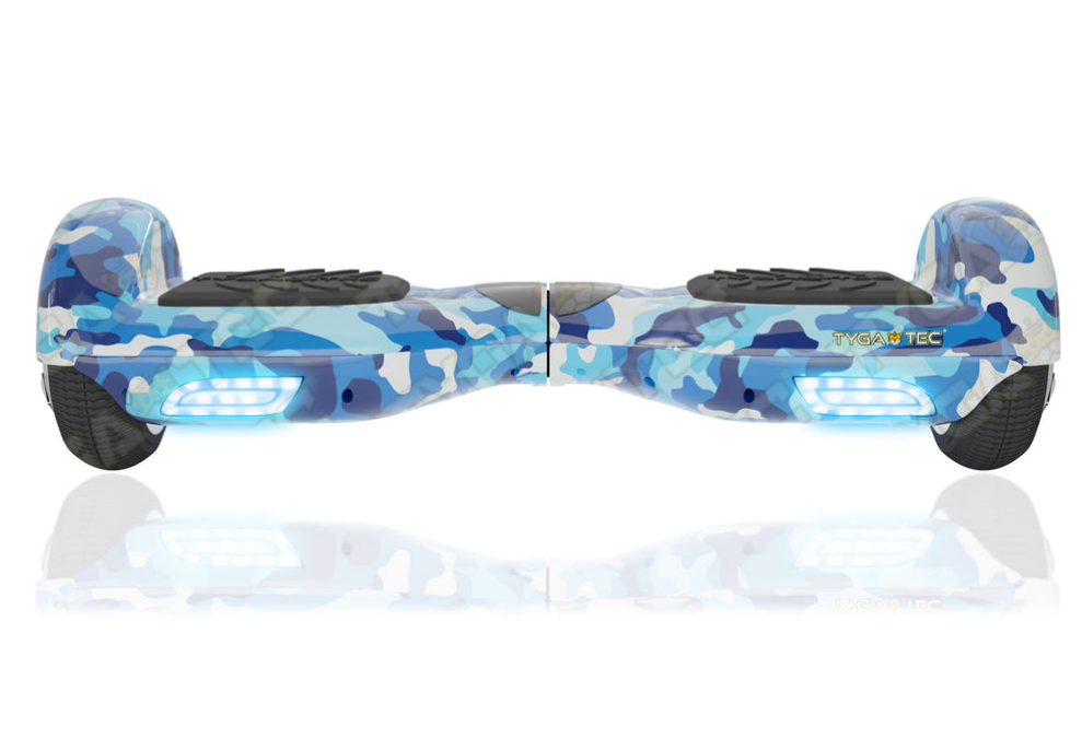 Bluetooth hoverboard with lights and bag sale in Ahmedabad Gujarat with blue camouflage outdoor play equipment
