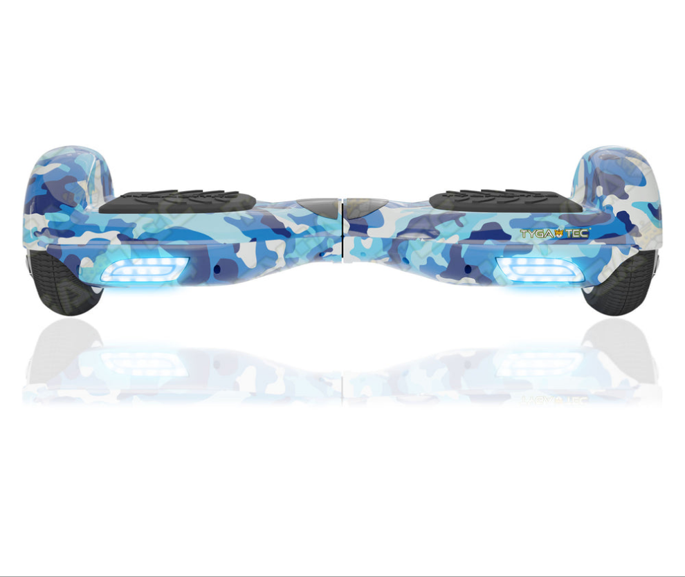 Blue camo Bluetooth hoverboard with lights and bag sale in Ahmedabad Gujarat by samstoy.in outdoor play equipment