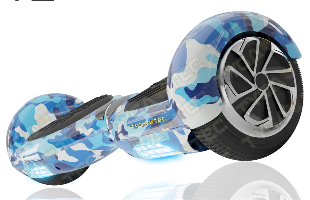 Bluetooth hoverboard with lights and bag sale in Ahmedabad Gujarat blue camo design outdoor play equipment