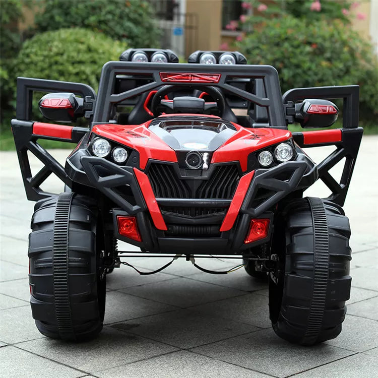 Buy battery operated Jeep for kids with 5 years warranty Gujarat red and black electric kids ride-on car
