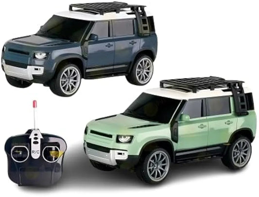 Buy high-speed remote control car Ahmedabad Gujarat with green and blue SUV models and remote controller