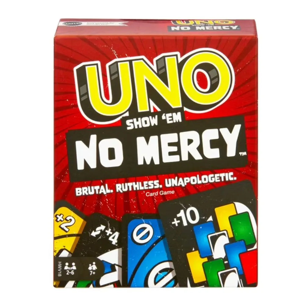 Buy UNO No Mercy India online Ahmedabad Gujarat card game with bold red box and colorful playing cards