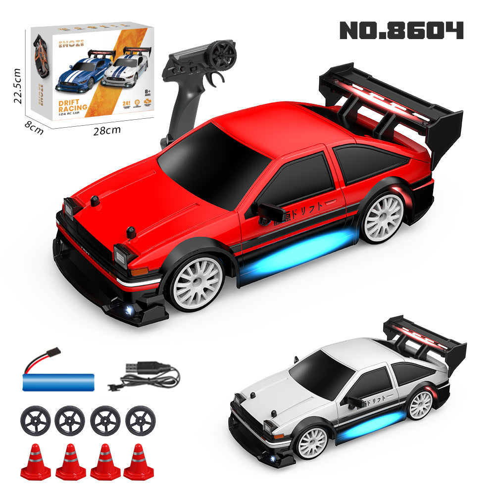 Drifting Stunt RC car with remote in red and black for ages 6 and up from Sam's Toy World