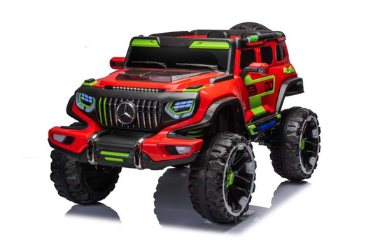 Durable Kids Ride on jeep 4x4 discount price on Online red and green 4x4 ride on toy jeep for kids