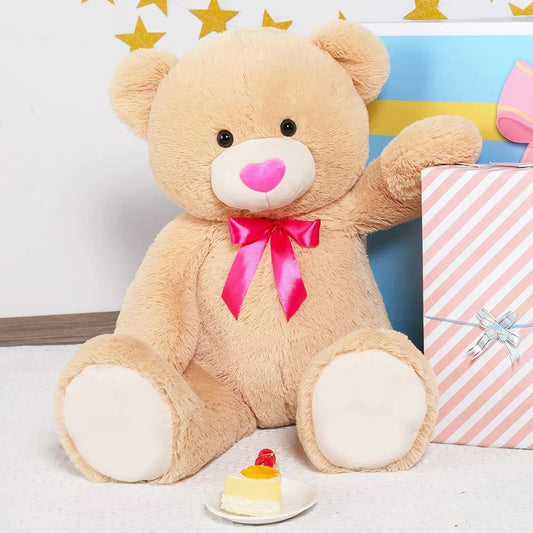 Buy Sam 80 cm Teddy Bear Plush Soft Toy For Girls Gift and BirthdayGift samstoy.in Sams toy world shop in Ahmedabad Gujarat