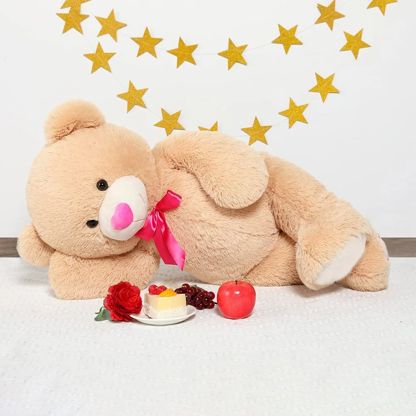 Buy Sam 80 cm Teddy Bear Plush Soft Toy For Girls Gift and BirthdayGift samstoy.in Sams toy world shop in Ahmedabad Gujarat