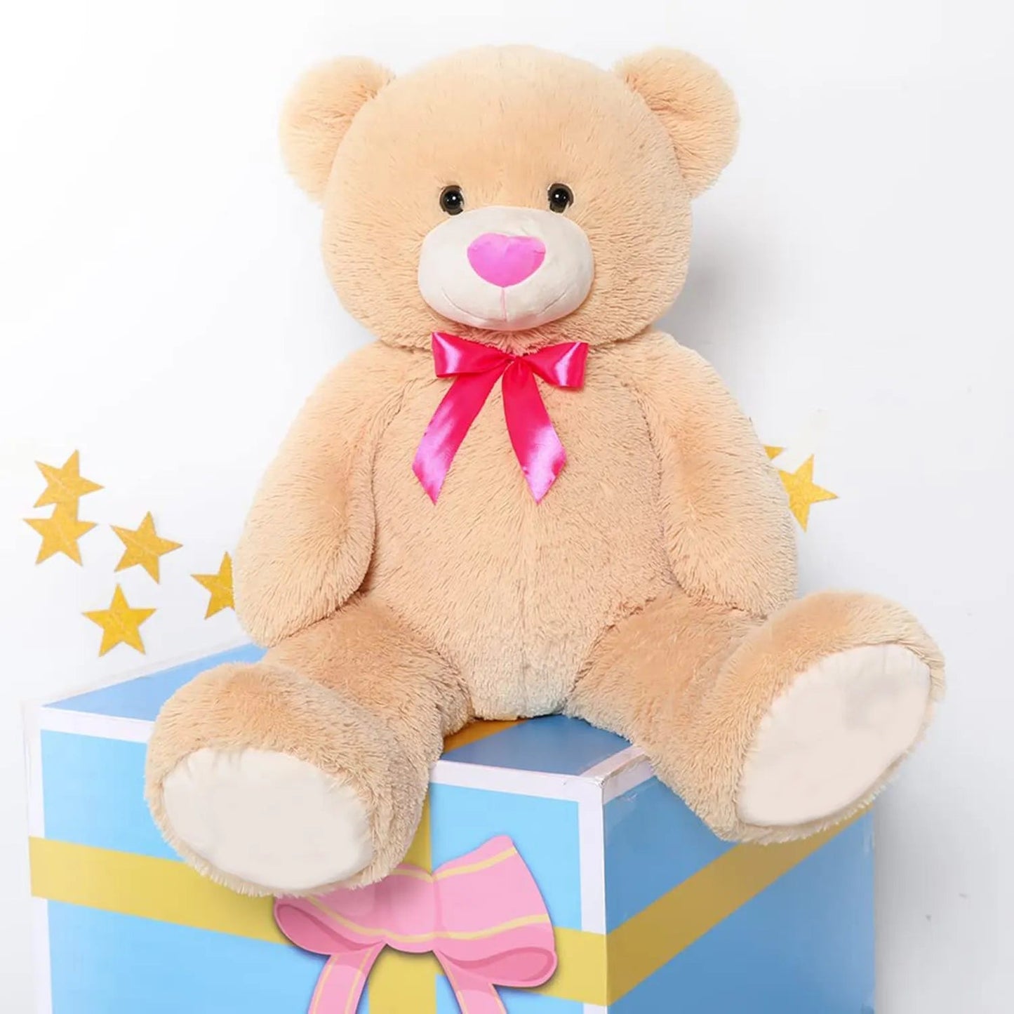Buy Sam 80 cm Teddy Bear Plush Soft Toy For Girls Gift and BirthdayGift samstoy.in Sams toy world shop in Ahmedabad Gujarat