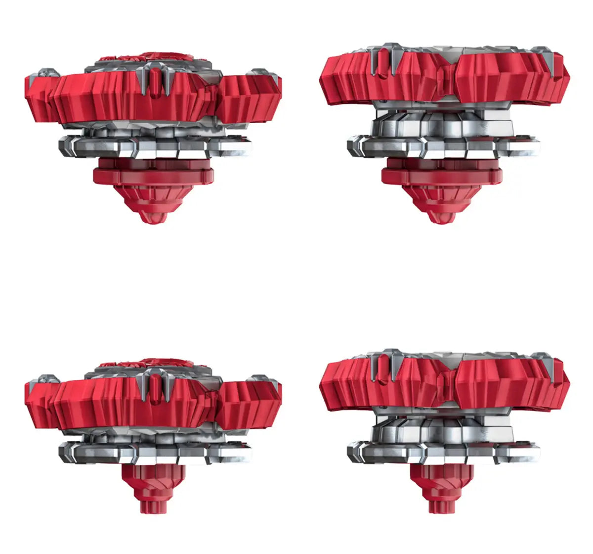 Buy Beyblade Burst Quad Drive starter pack Ahmedabad Gujarat showing red and silver spinning top from multiple angles
