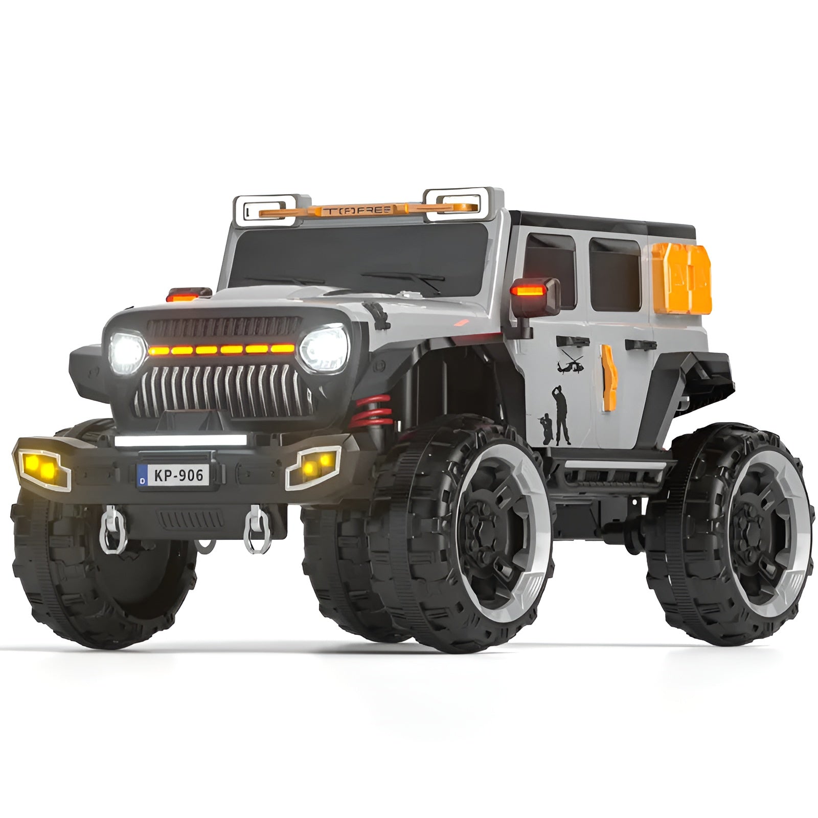 Heavy duty 4x4 ride-on kp 906 Make in Ahmedabad Gujarat toy vehicle with rugged tires and detailed design