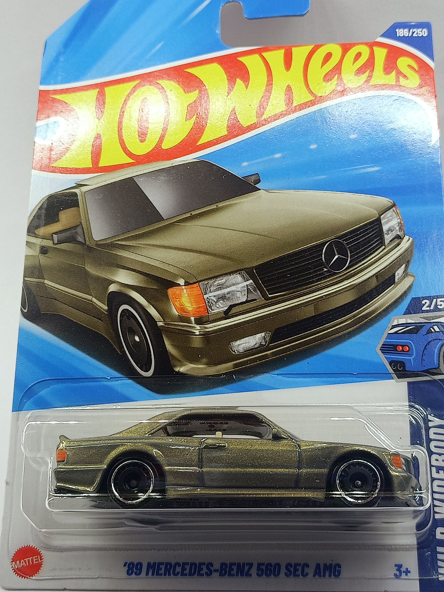 Buy Hot Wheels Mercedes-Benz 560 SEC diecast car model in metallic green packaging