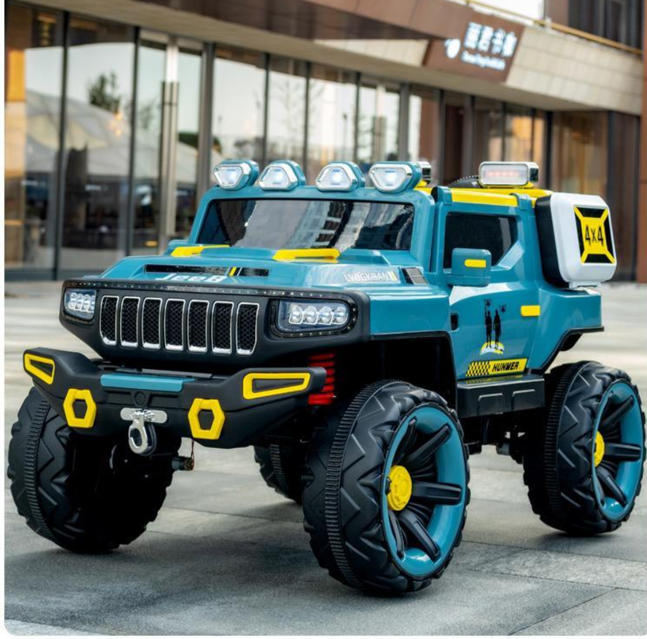 Kids Ride On Jumbo Jeep for Kids in Gujarat with bright colors and large wheels for outdoor fun