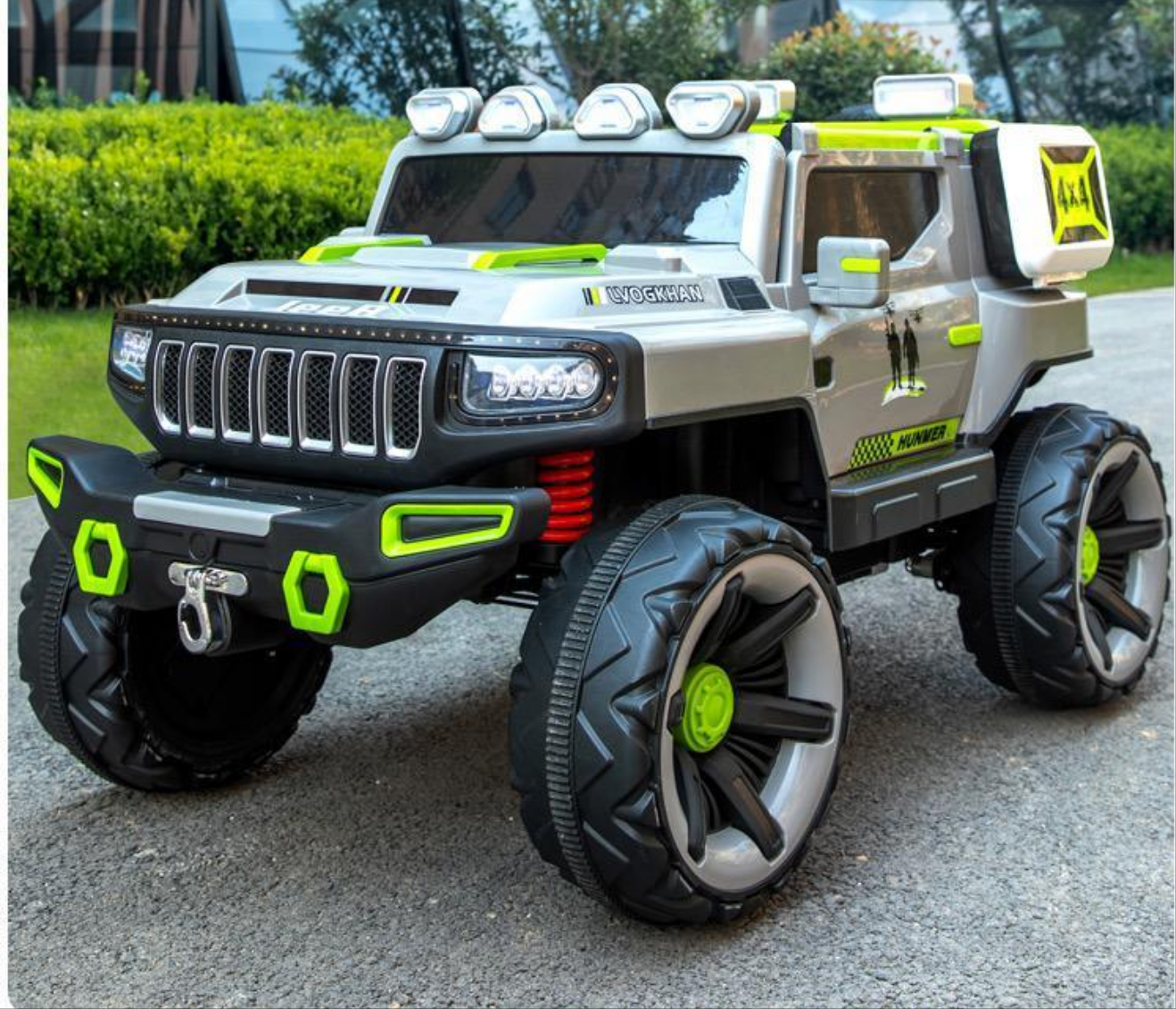 Kids Ride On Jumbo Jeep For Kids In Gujarat with oversized tires and vibrant design for outdoor fun