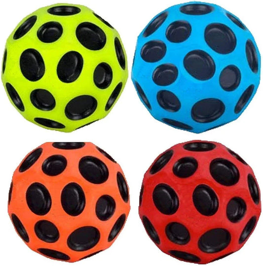 Four colorful textured balls with suction cups bouncy moon ball for kids Ahmedabad Gujarat Online online India