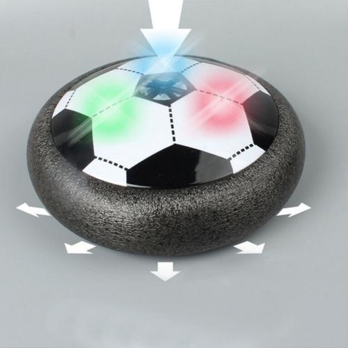 LED soccer hover ball for boys and girls indoor floor football with soft black foam bumper