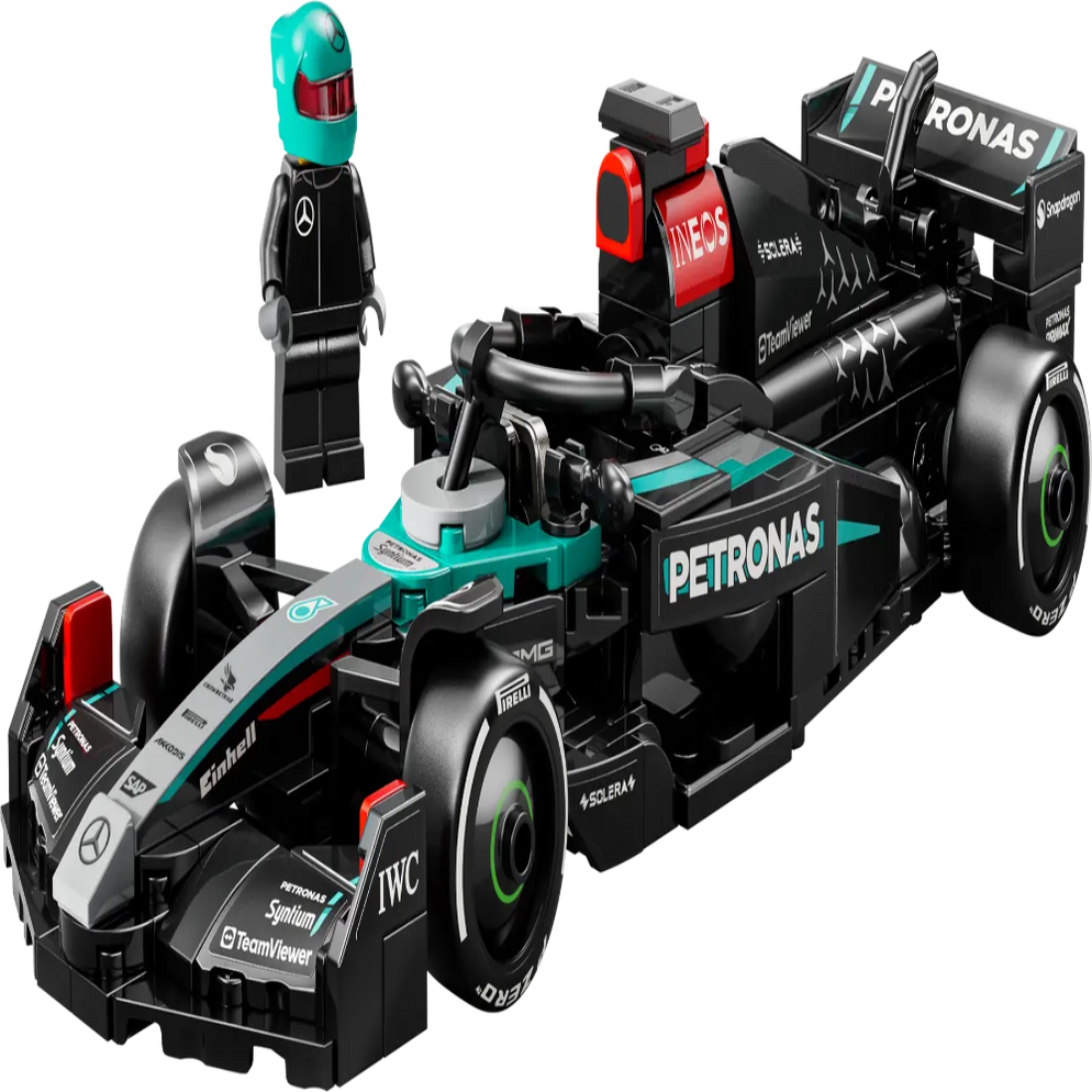 LEGO Mercedes-AMG F1 race car set Ahmedabad Gujarat Online India detailed black teal Petronas model car with driver