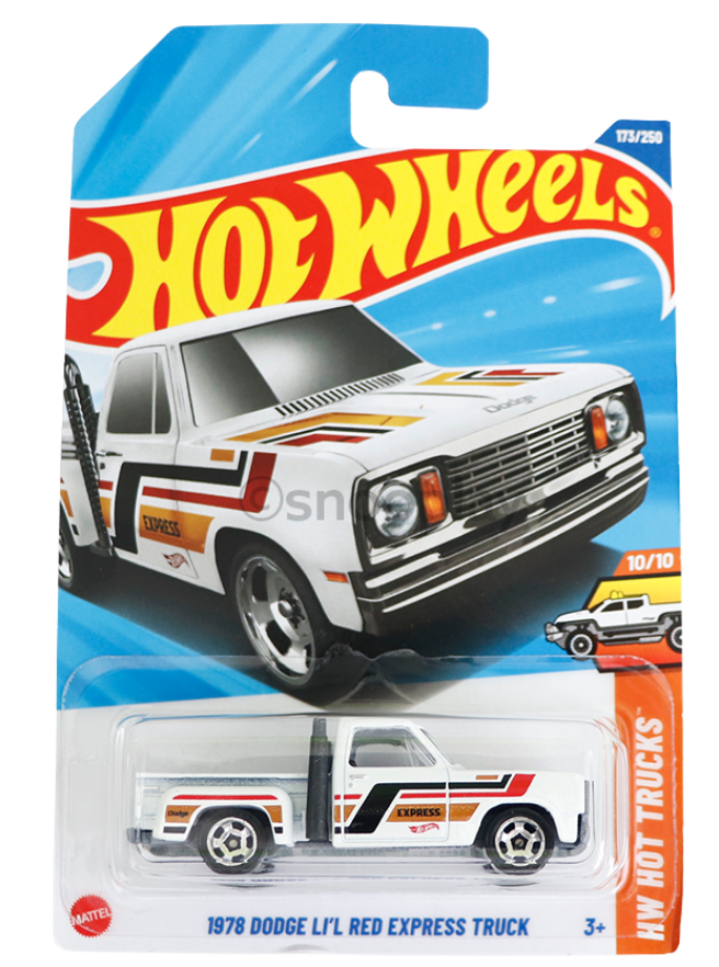 Hot Wheels 1978 Dodge L'il Red Express Truck Ahmedabad Gujarat online white diecast pickup in original blister pack