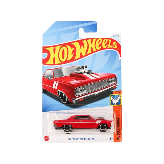 Hot Wheels 64 Chevy Chevelle SS for sale in Ahmedabad online India . Red diecast 64 Chevy Chevelle SS in Hot Wheels blister pack