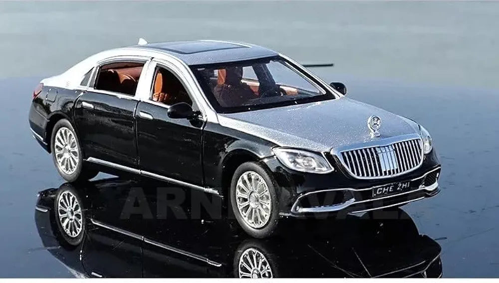 Mercedes Maybach S600 metal diecast model Ahmedabad black luxury car miniature with detailed design