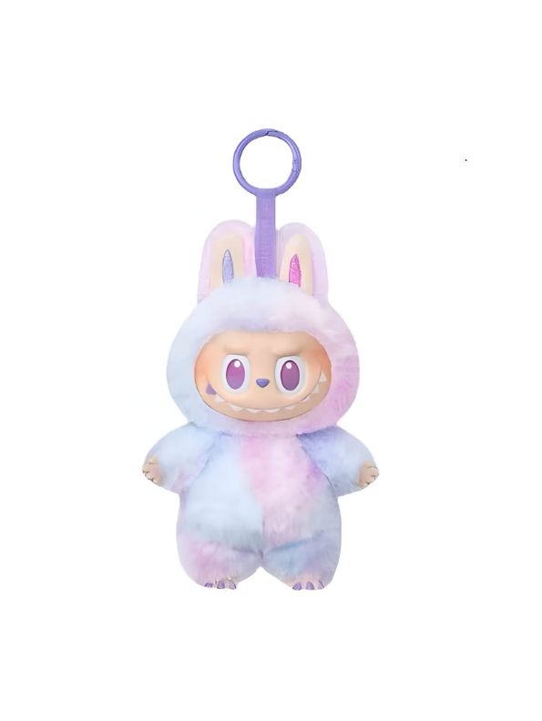 Official authentic Pop Mart India labubu doll online pastel bunny plush keychain toy