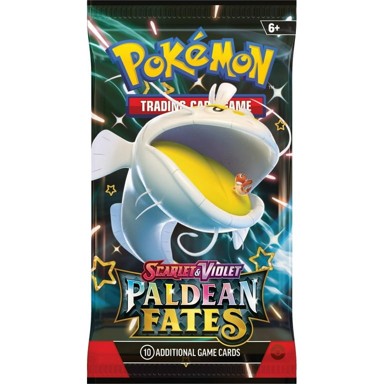 Pokemon rare Pokemon holo card pack Scarlet and Violet Paldean Fates trading card booster