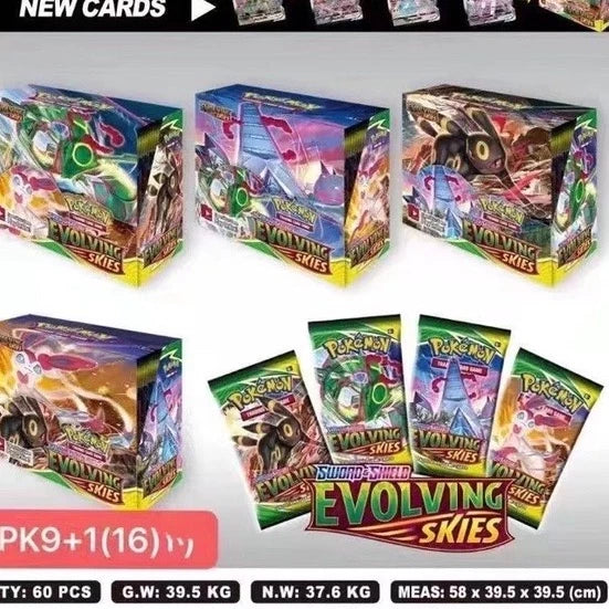 Pokemon TCG Sword Shield 36 pack booster box online Sams World with Evolving Skies booster packs